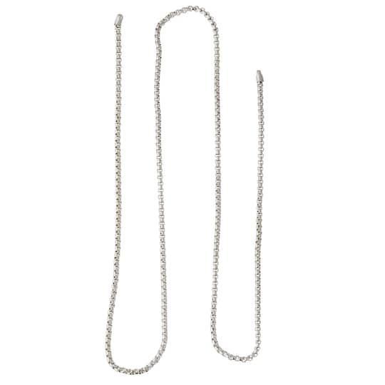 Rhodium Box Chain by Bead Landing©